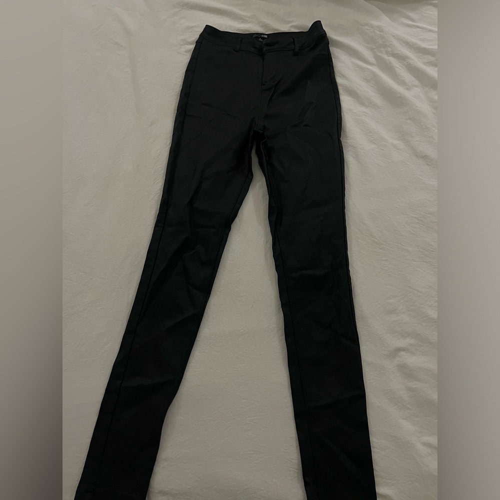 Fashion Nova Black Faux Leather Pants